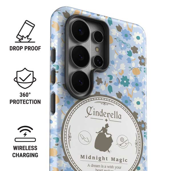Disney Cinderella Midnight Magic Silhouette Galaxy S26 Ultra Impact Case