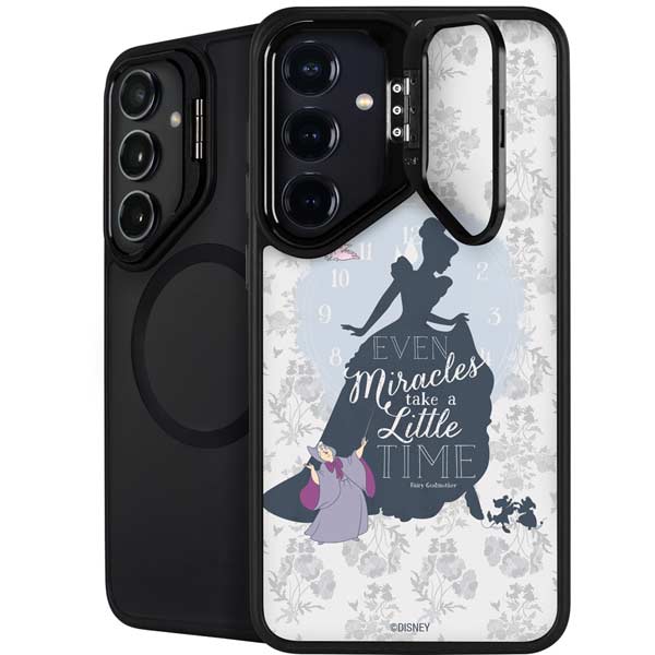 Disney Cinderella Miracles Take Time Silhouette Galaxy S26 Plus Kickstand Case