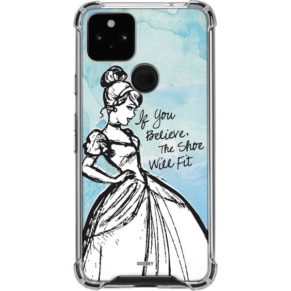 Disney Cinderella Sketch Art Shoe Will Fit Pixel Cases