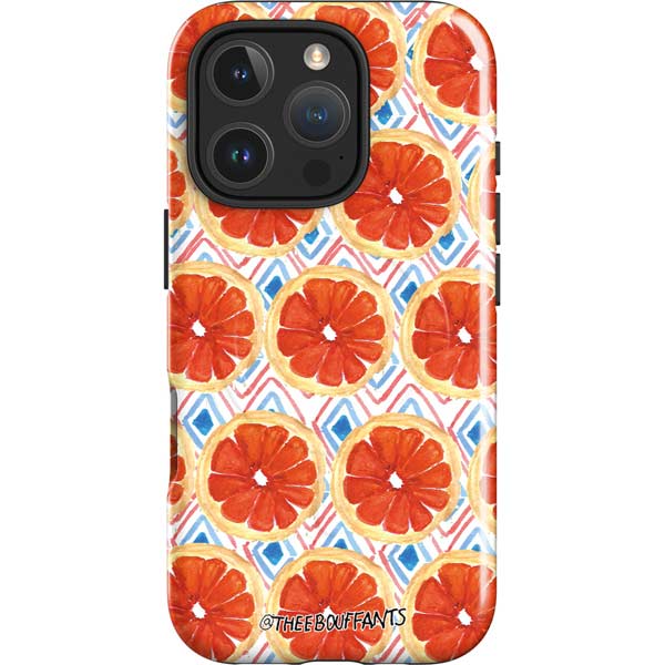 Bouffants and Broken Hearts Citrus Geo iPhone 16 Pro Magsafe Impact Case