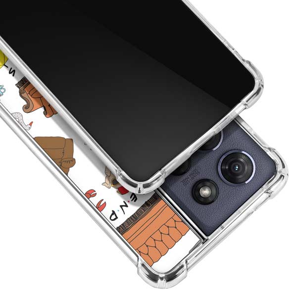 Warner Bros Classic FRIENDS Icons Moto G Play 5G (2025) Clear Case