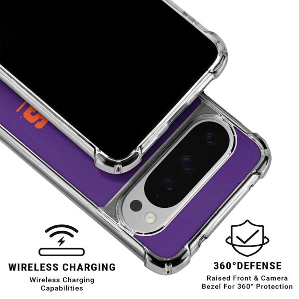 Clemson University Tigers Est 1889 Google Pixel 10 Pro Clear Case