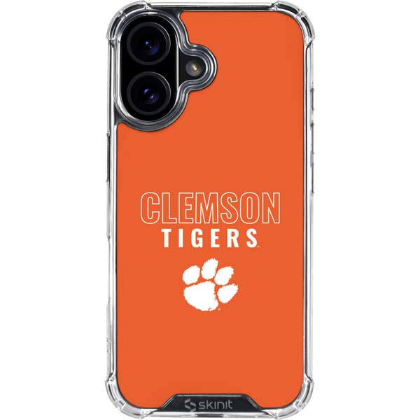 Clemson University Tigers Logo iPhone 17 Clear Case