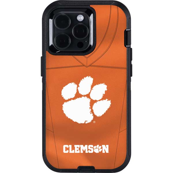 Clemson University Orange Jersey Otterbox Defender iPhone Skin