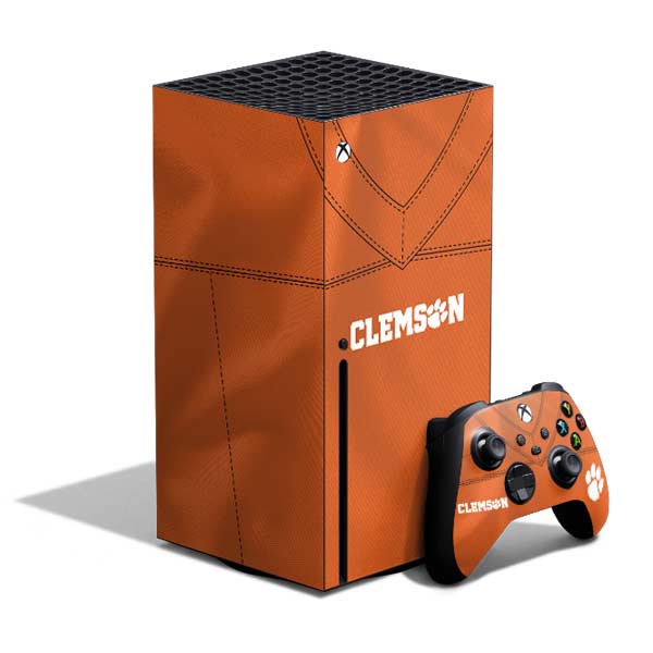 Clemson University Orange Jersey Xbox Series X Skins
