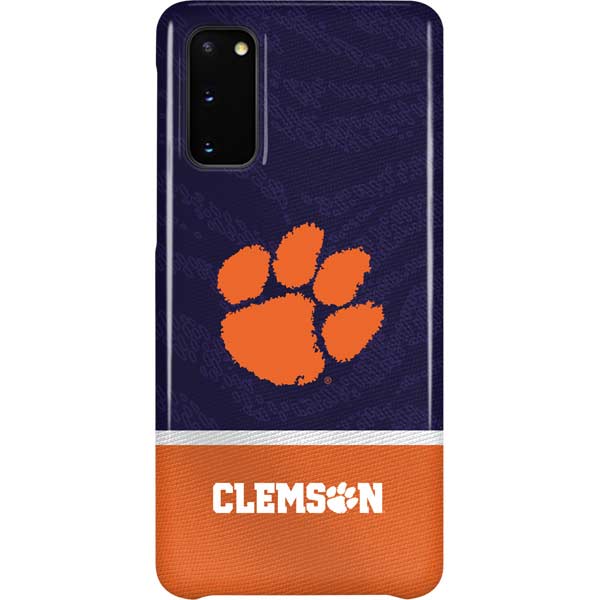 Clemson University Paw Logo Galaxy Cases