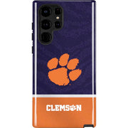 Clemson University Paw Logo Galaxy Cases