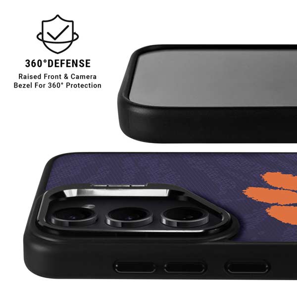 Clemson University Paw Logo Galaxy S26 Plus Kickstand Case