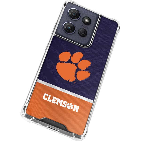 Clemson University Paw Logo Moto G Play 5G (2025) Clear Case