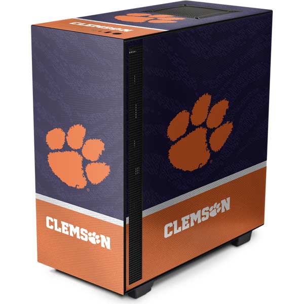 Clemson Computer Store Clemson University Paw Logo NZXT H510 Compact ATX Mid-Tower Case Skin ...