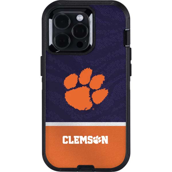 Clemson University Paw Logo Otterbox Defender iPhone Skin