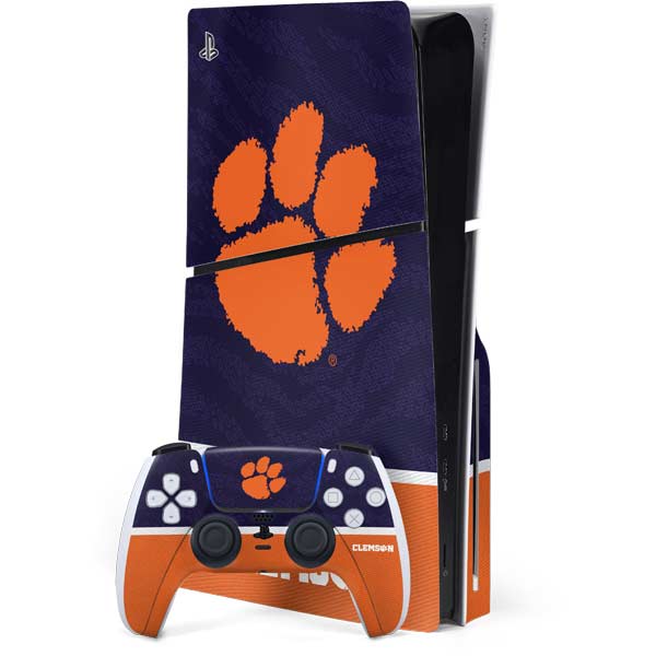 Clemson University Paw Logo PlayStation PS5 Skins
