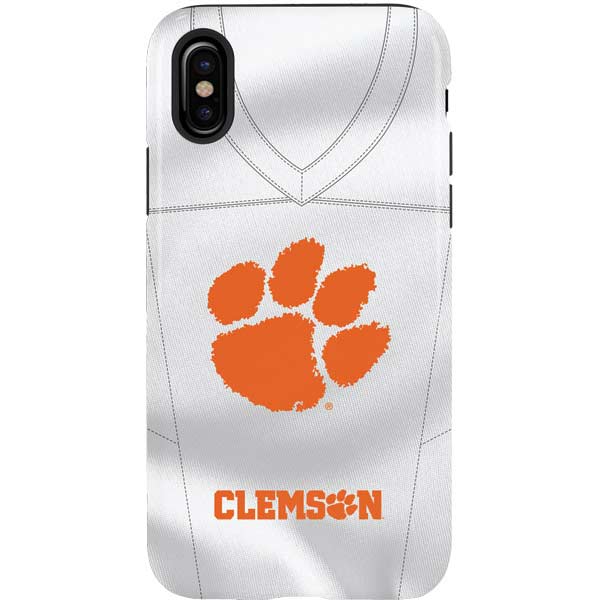 Clemson University White Jersey iPhone XS Pro Case
