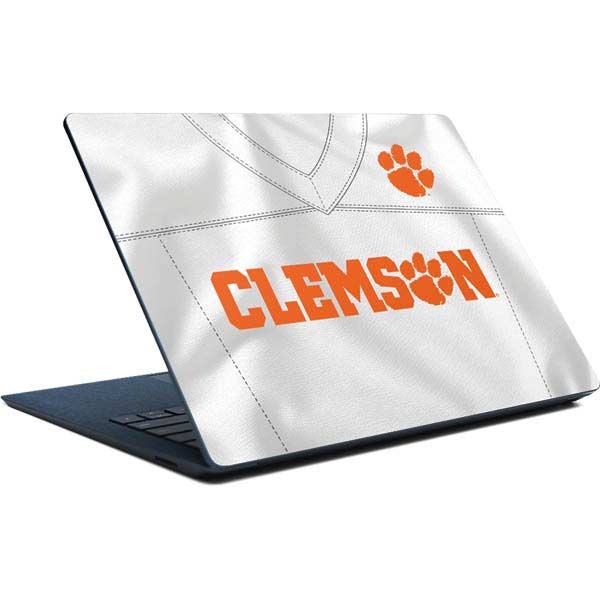Clemson University White Jersey Surface Laptop Skin
