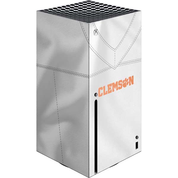 Clemson University White Jersey Xbox Series X Skins
