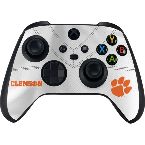 Clemson University White Jersey Xbox Series X Skins