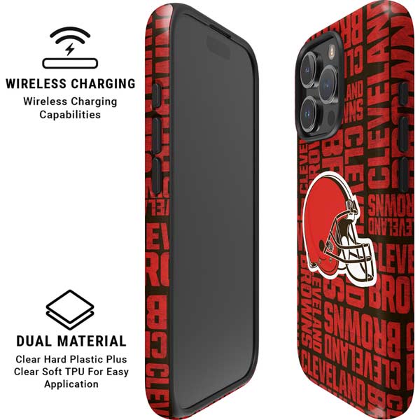 NFL Cleveland Browns - Blast iPhone 16 Pro Magsafe Impact Case