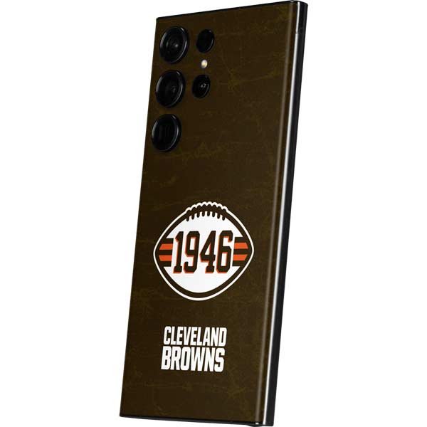 NFL Cleveland Browns Alternate Distressed Galaxy Skins