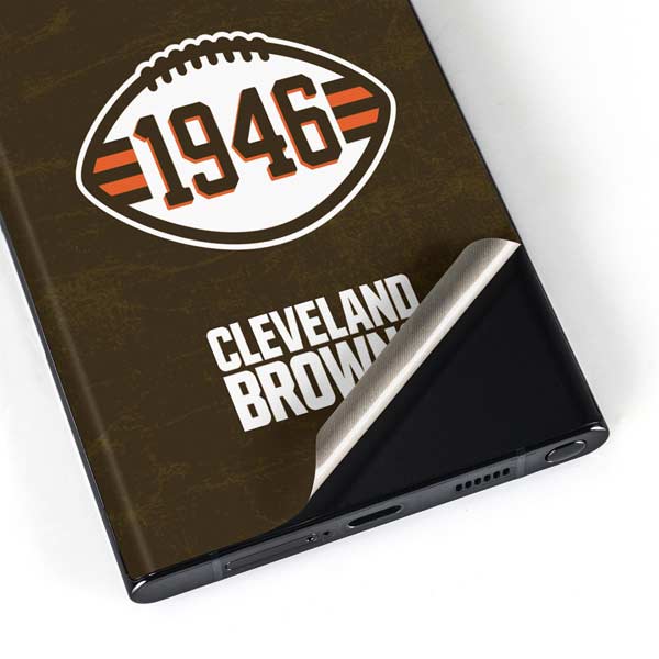 NFL Cleveland Browns Alternate Distressed Galaxy Skins