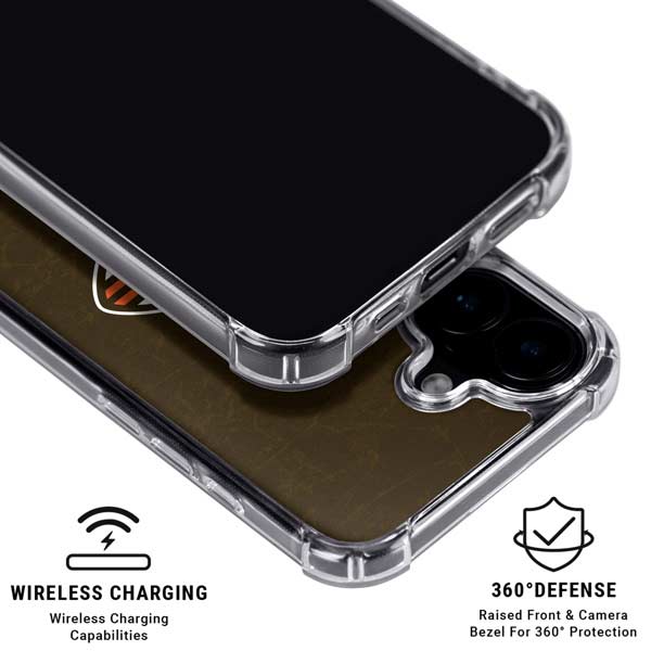 NFL Cleveland Browns Alternate Distressed iPhone 17 MagSafe Case