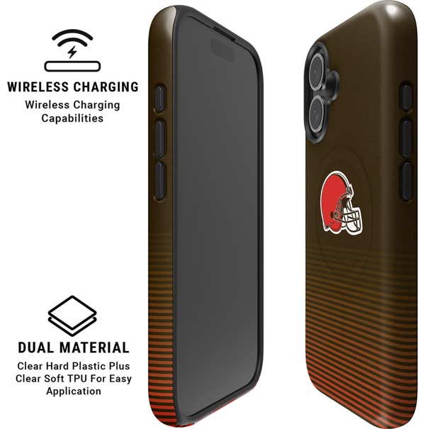 NFL Cleveland Browns Breakaway iPhone 16 Magsafe Impact Case