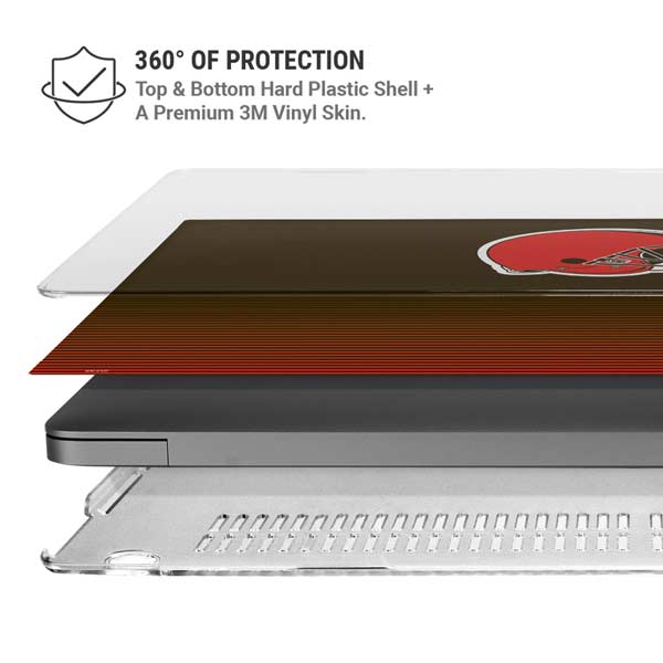 NFL Cleveland Browns Breakaway MacBook Pro 14in (2021-24) Case plus Skin