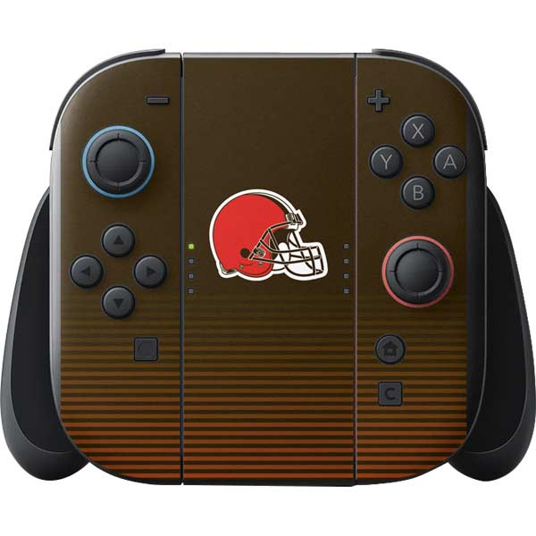 NFL Cleveland Browns Breakaway Nintendo Switch 2 (2025) with Joy-Con Skin
