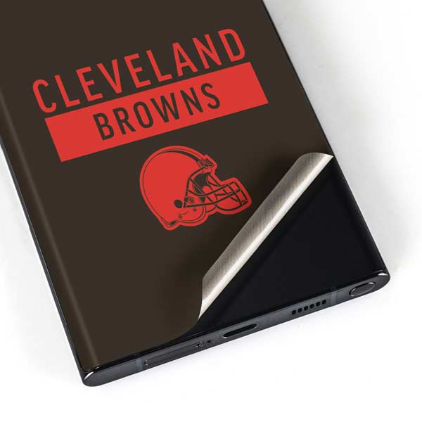 NFL Cleveland Browns Brown Performance Series Galaxy Skins