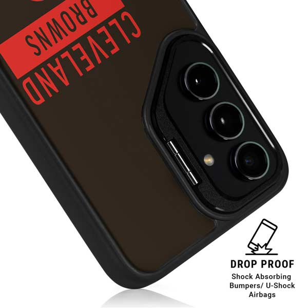 NFL Cleveland Browns Brown Performance Series Galaxy S26 Ultra Kickstand Case