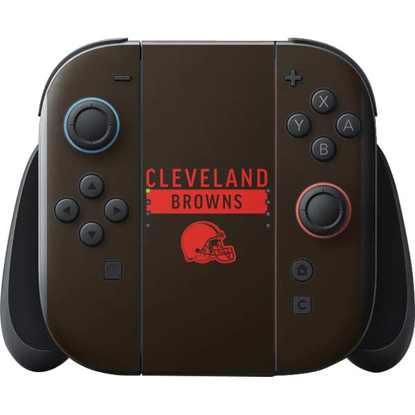 NFL Cleveland Browns Brown Performance Series Nintendo Switch 2 (2025) with Joy-Con Skin