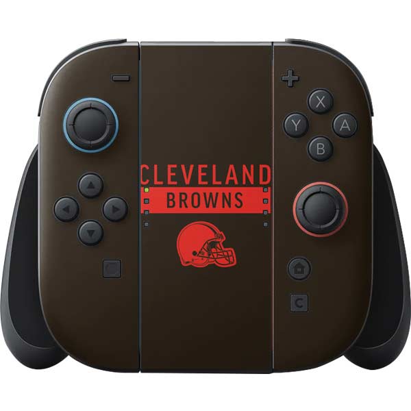 NFL Cleveland Browns Brown Performance Series Nintendo Skins