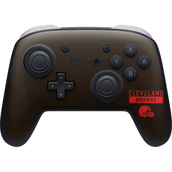 NFL Cleveland Browns Brown Performance Series Nintendo Skins