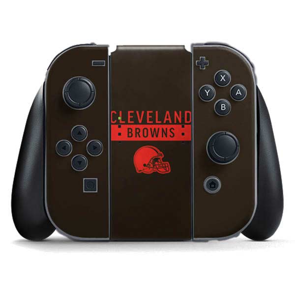 NFL Cleveland Browns Brown Performance Series Nintendo Skins