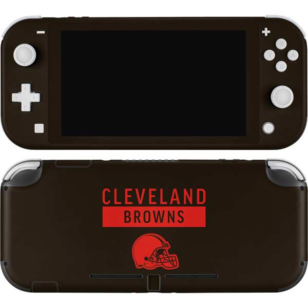 NFL Cleveland Browns Brown Performance Series Nintendo Skins