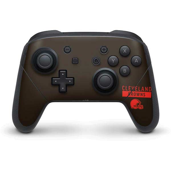 NFL Cleveland Browns Brown Performance Series Nintendo Skins