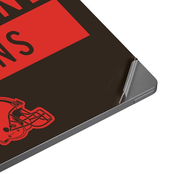 NFL Cleveland Browns Brown Performance Series Laptop Skins