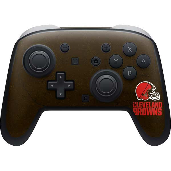 NFL Cleveland Browns Distressed Nintendo Skins