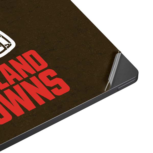 NFL Cleveland Browns Distressed Surface Laptop 7 15in Skin