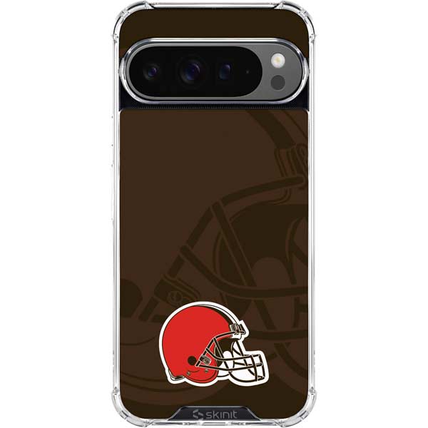 NFL Cleveland Browns Double Vision Google Pixel 10 Pro XL Clear Case
