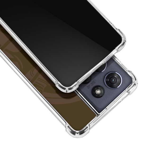 NFL Cleveland Browns Double Vision Moto G Power 5G (2025) Clear Case