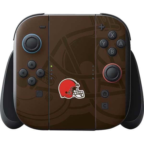 NFL Cleveland Browns Double Vision Nintendo Switch 2 (2025) with Joy-Con Skin