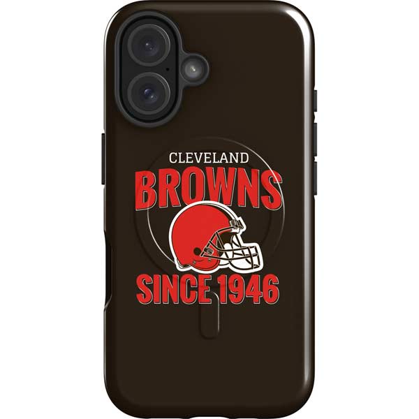 NFL Cleveland Browns Helmet iPhone 16 Plus Magsafe Impact Case
