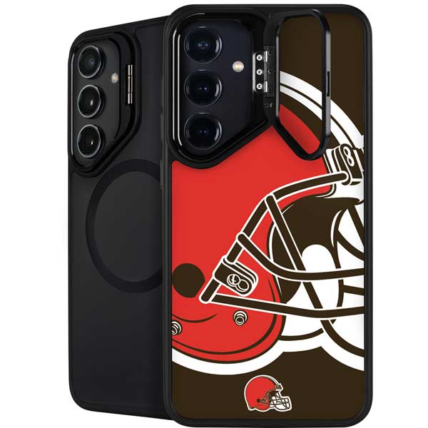 NFL Cleveland Browns Large Logo Galaxy S26 Plus Kickstand Case