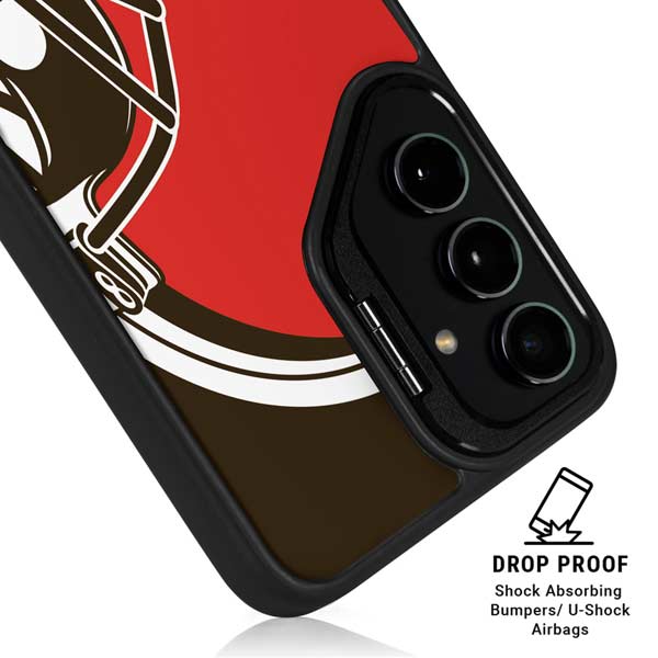NFL Cleveland Browns Large Logo Galaxy S26 Plus Kickstand Case