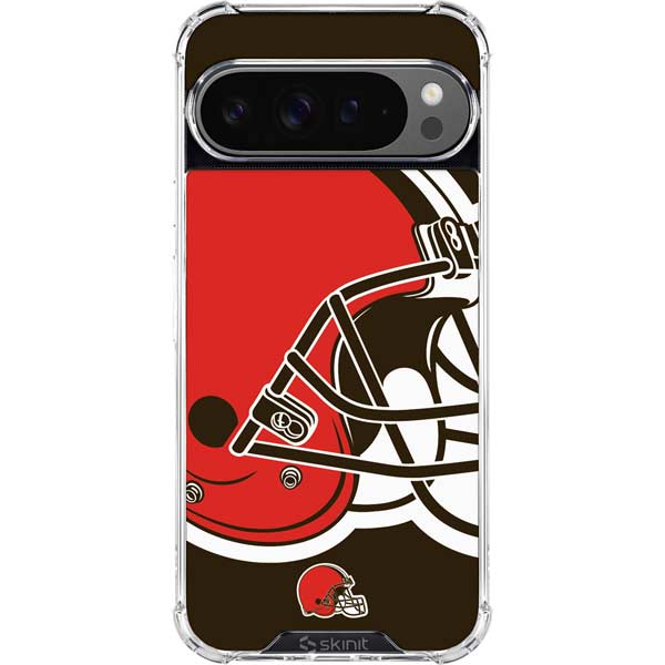 NFL Cleveland Browns Large Logo Google Pixel 10 Pro XL Clear Case