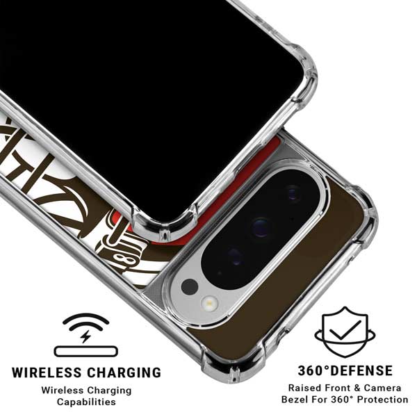 NFL Cleveland Browns Large Logo Google Pixel 10 Pro XL Clear Case