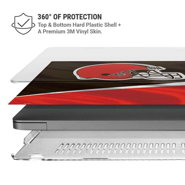 NFL Cleveland Browns MacBook Pro 14in (2021-24) Case plus Skin