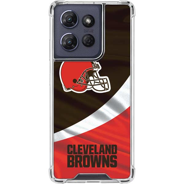 NFL Cleveland Browns Moto G Power 5G (2025) Clear Case