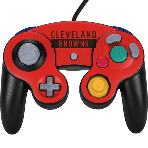 NFL Cleveland Browns Orange Performance Series Nintendo Skins