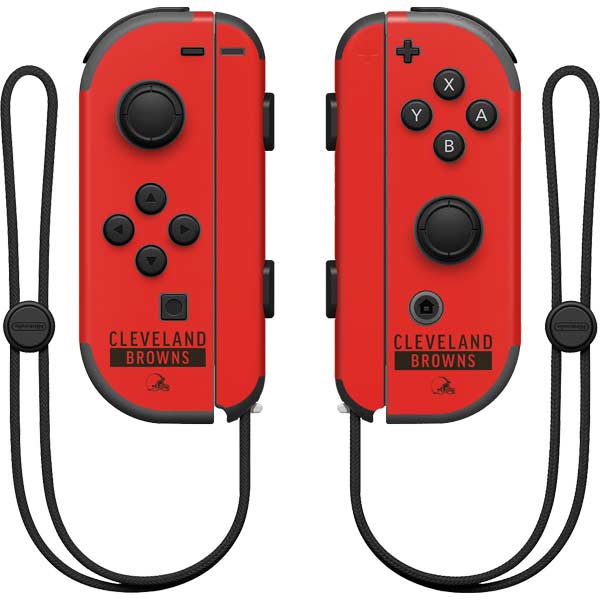 NFL Cleveland Browns Orange Performance Series Nintendo Skins